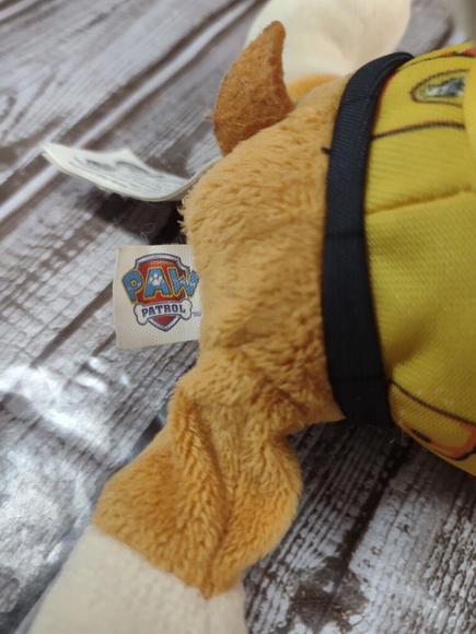 Nickelodeon, Paw Patrol Rubble 7 Inch Plush Stuffed Toy Winter Hat Cap - Picture 5 of 9